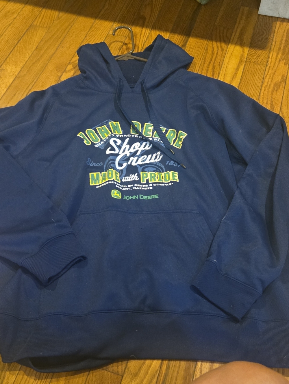 Navy John Deere Hoodie XXL